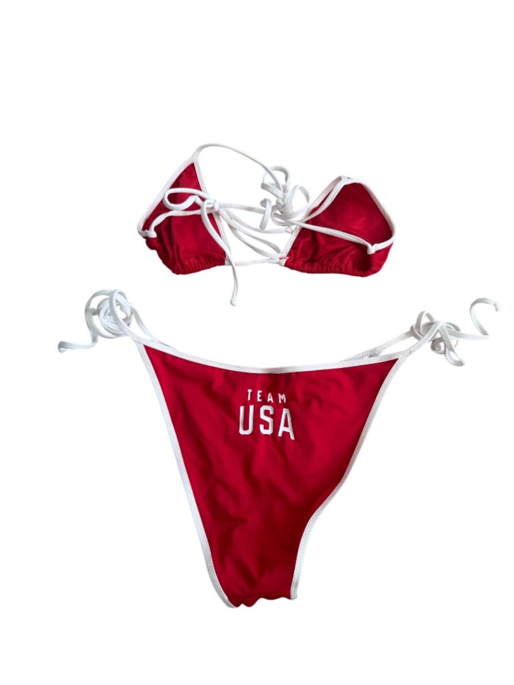 SKIMS Team USA Red Bikini Set Size Small Womens - Picture 2 of 3